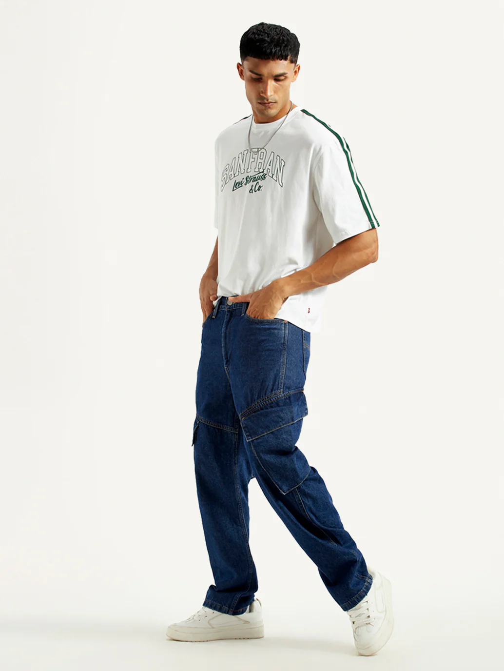 Men's 565'97 Dark Indigo Loose Fit Mid Rise Jeans