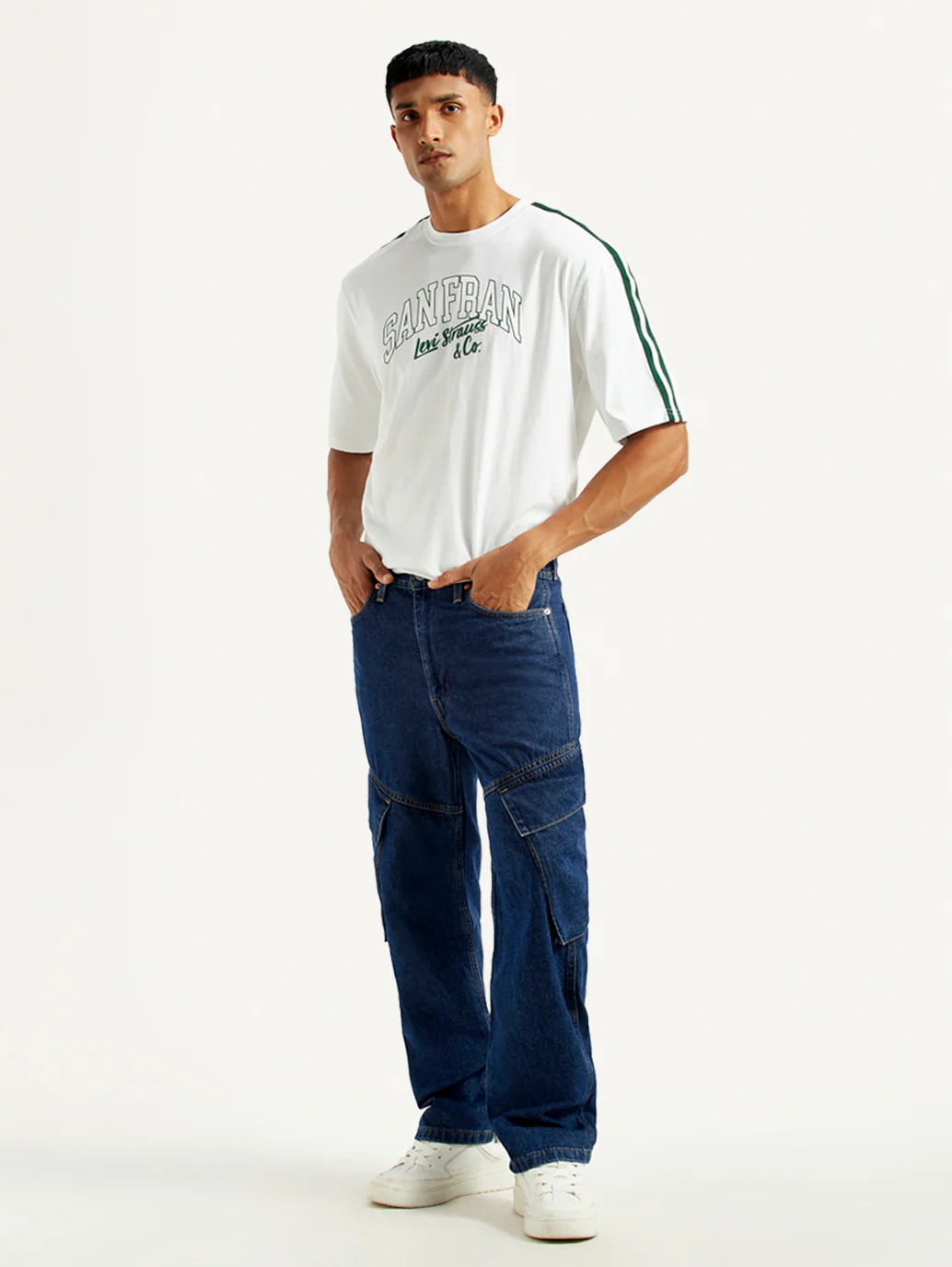 Men's 565'97 Dark Indigo Loose Fit Mid Rise Jeans - Image 4