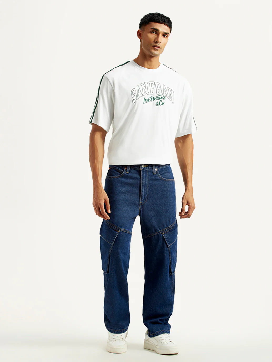 Men's 565'97 Dark Indigo Loose Fit Mid Rise Jeans - Image 6