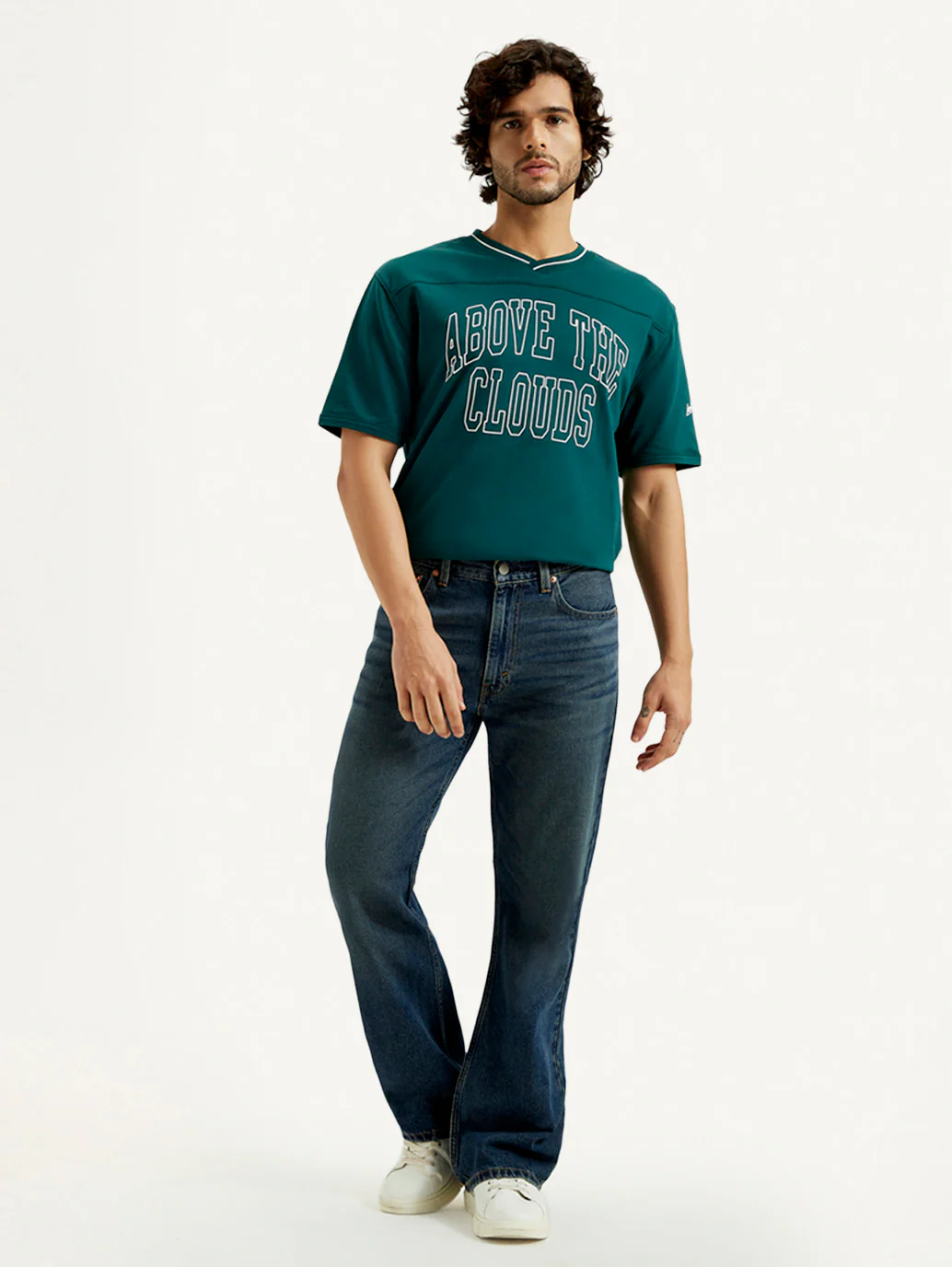 Men's 567 Dark Indigo Loose Fit Mid Rise Jeans - Image 2