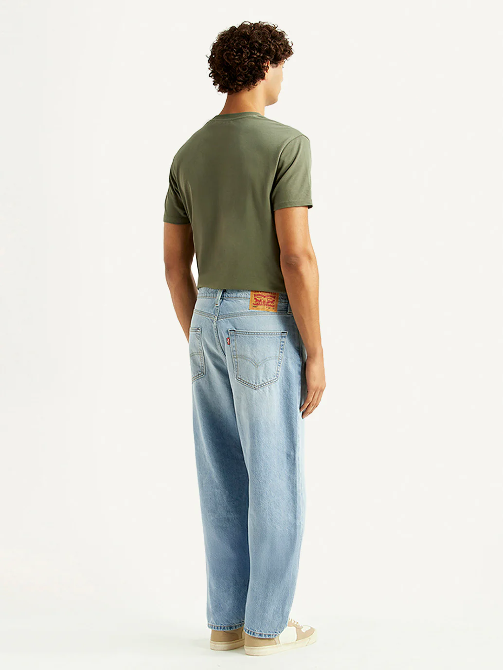 Men's 568 Light Blue Loose Fit Mid Rise Jeans - Image 5