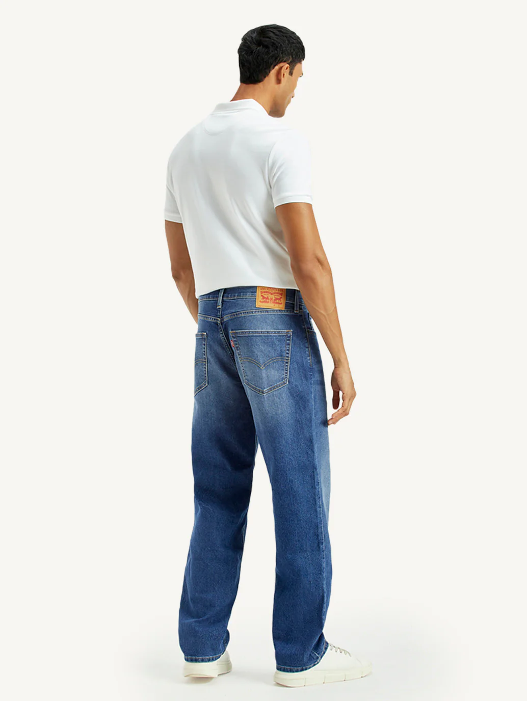 Men's 568 Indigo Loose Fit Mid Rise Jeans - Image 2