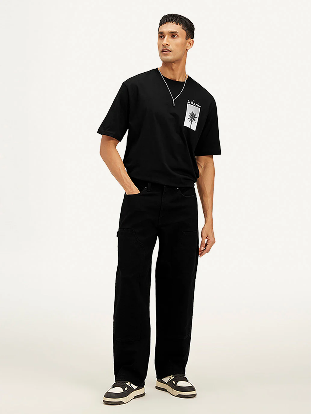 Men's 578 Black Loose Fit Mid Rise Jeans - Image 3