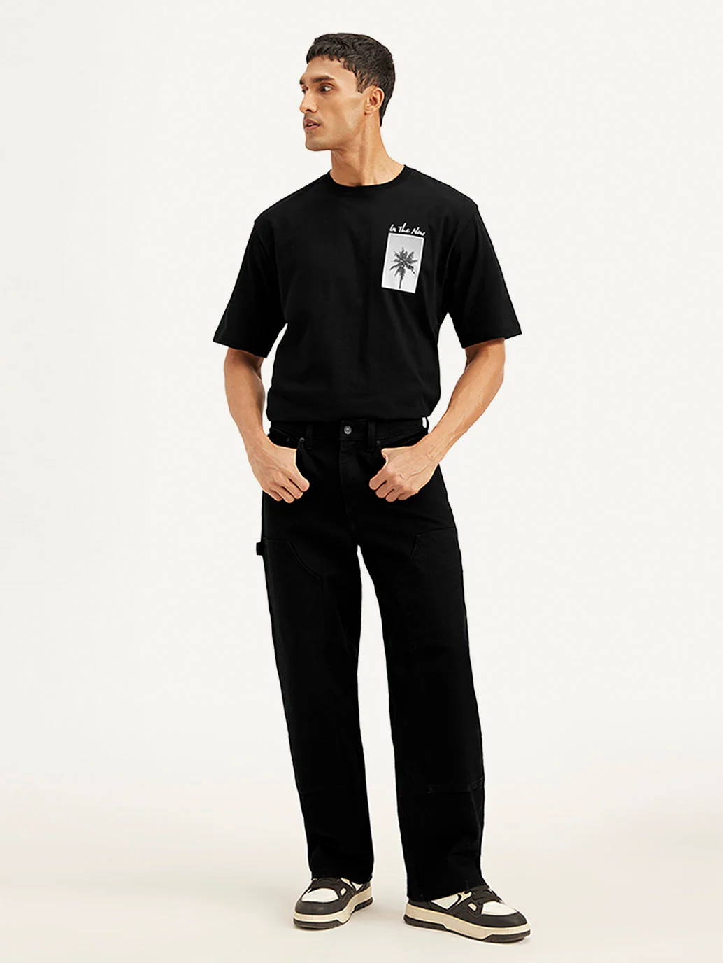 Men's 578 Black Loose Fit Mid Rise Jeans - Image 5