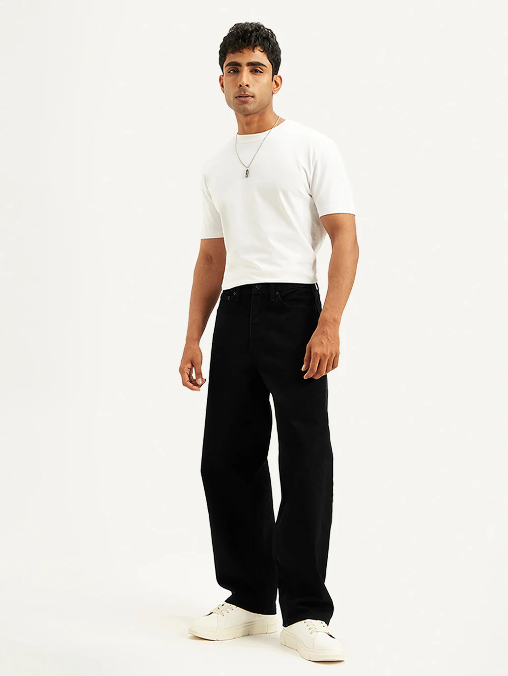Men's 578 Black Loose Fit Mid Rise Jeans - Image 3