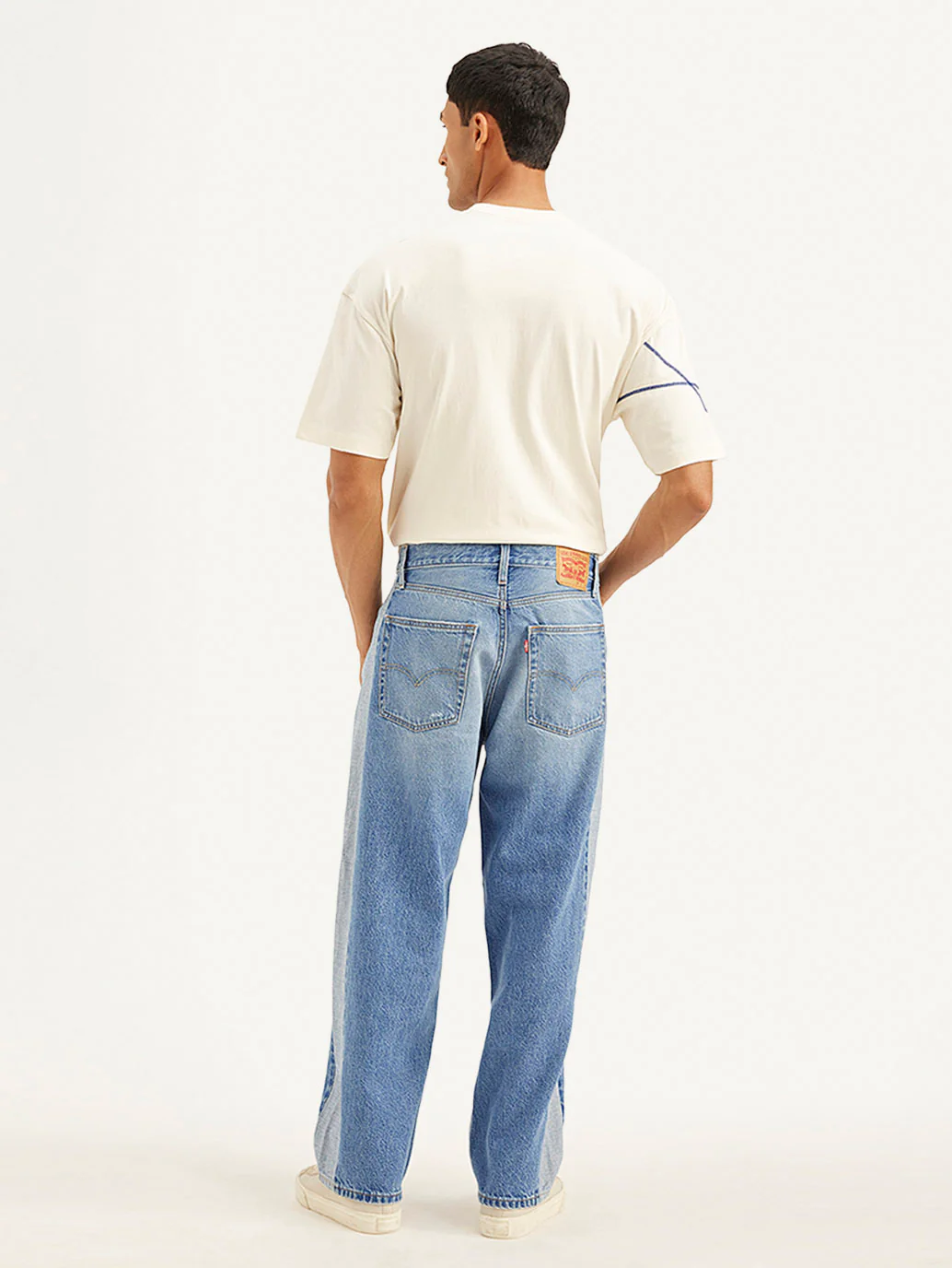 Men's 578 Blue Loose Fit Mid Rise Jeans - Image 7