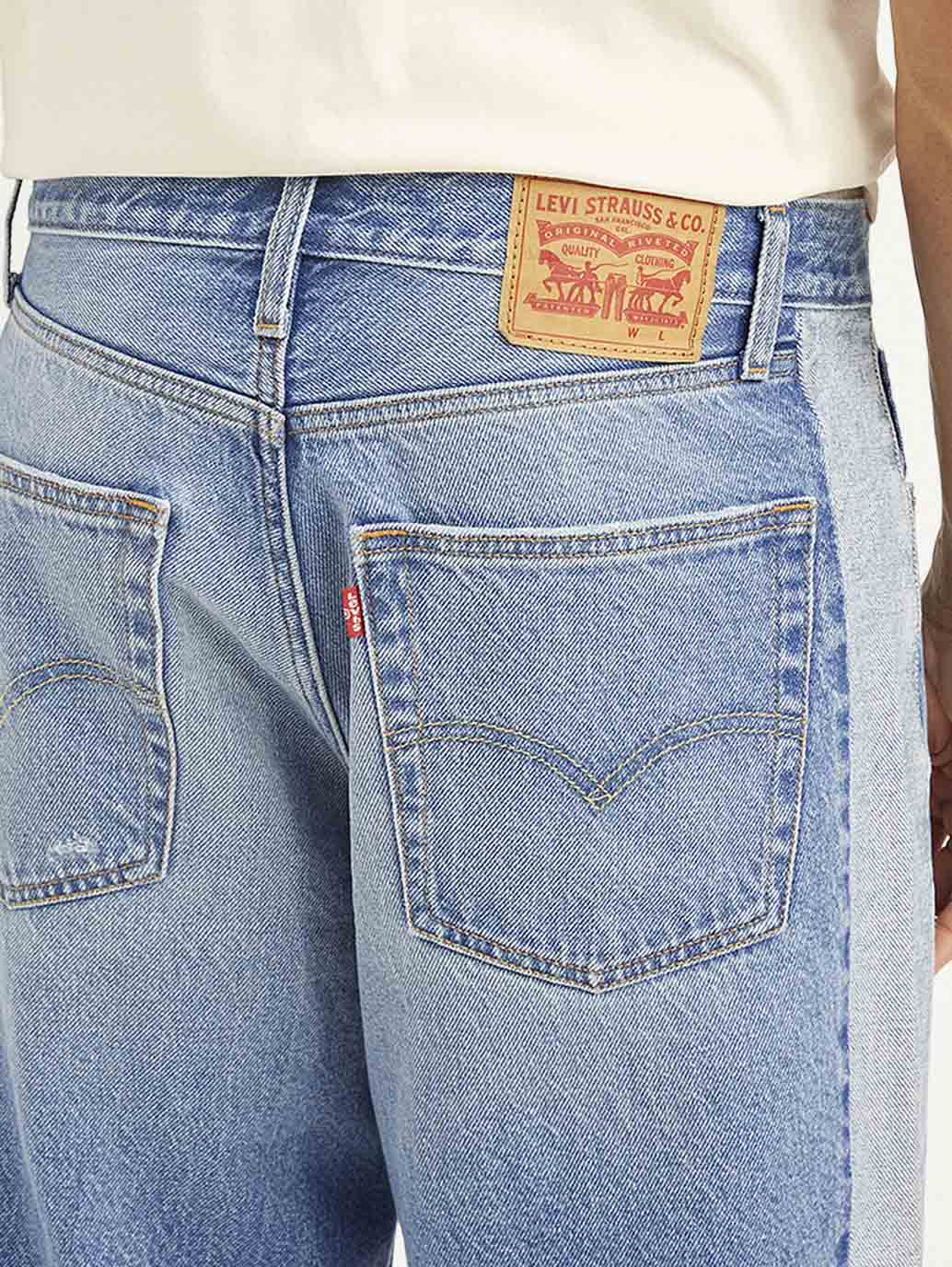 Men's 578 Blue Loose Fit Mid Rise Jeans - Image 8