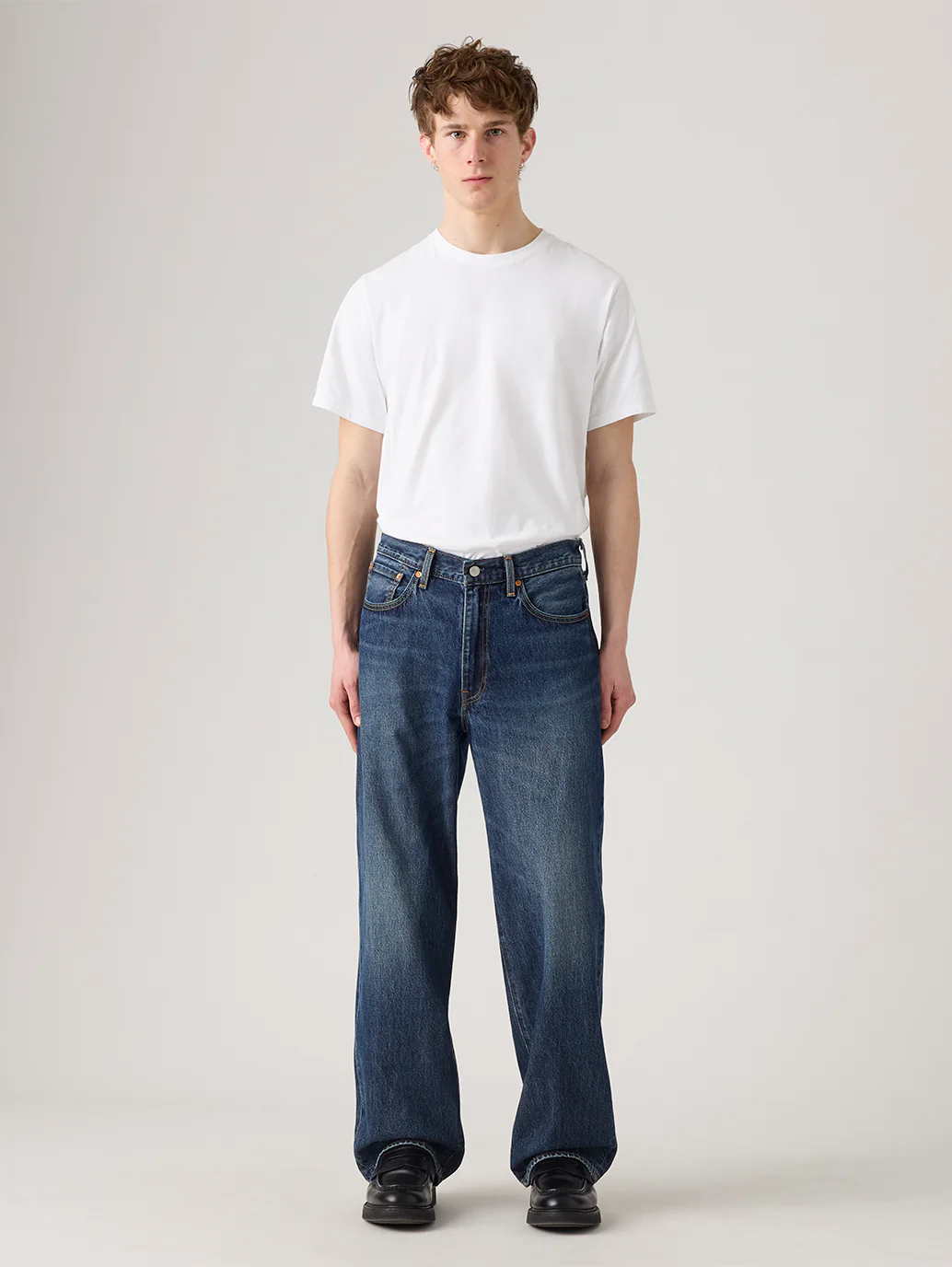 Men's 578 Dark Indigo Loose Fit Mid Rise Jeans - Image 2
