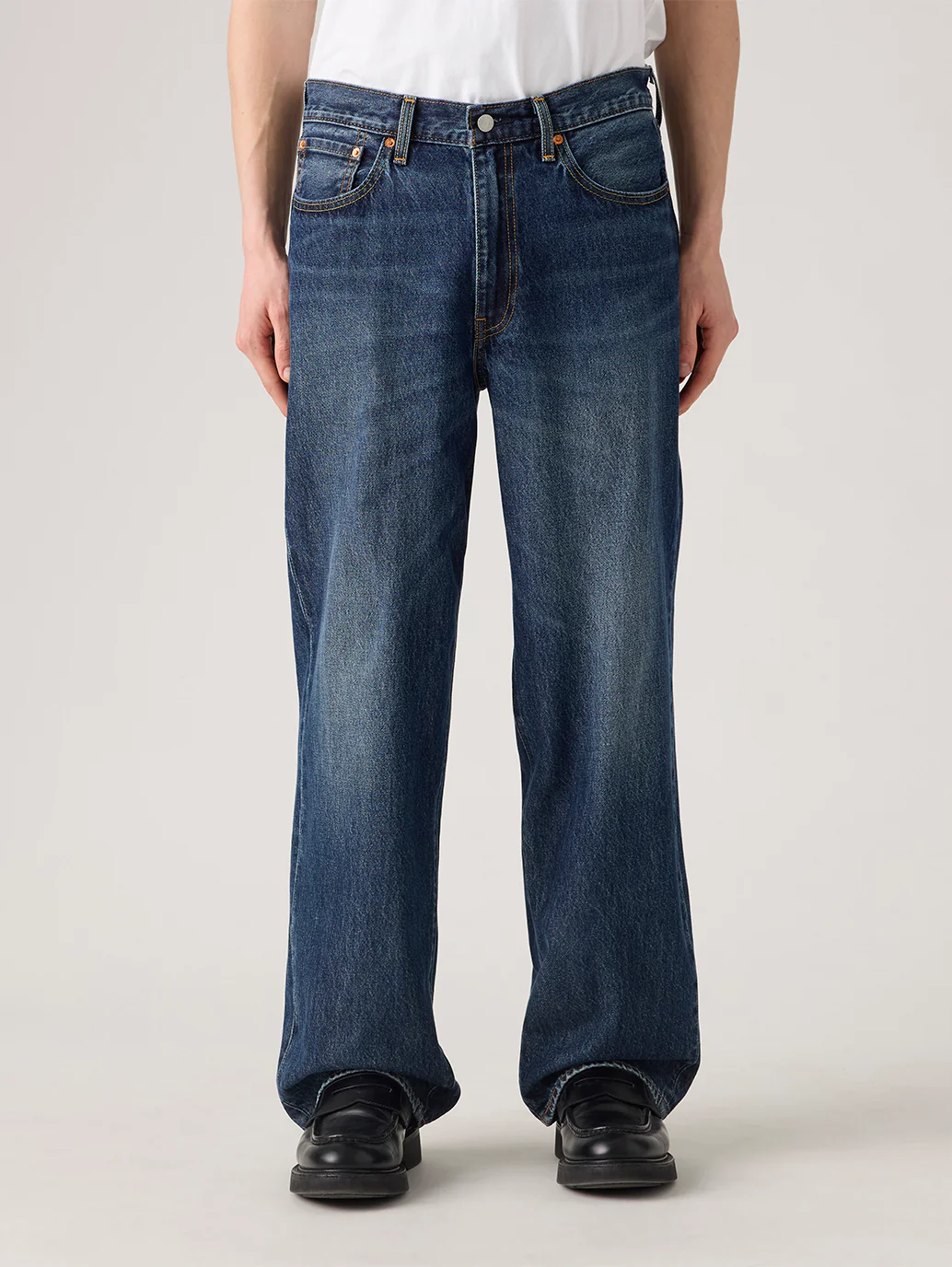 Men's 578 Dark Indigo Loose Fit Mid Rise Jeans - Image 5