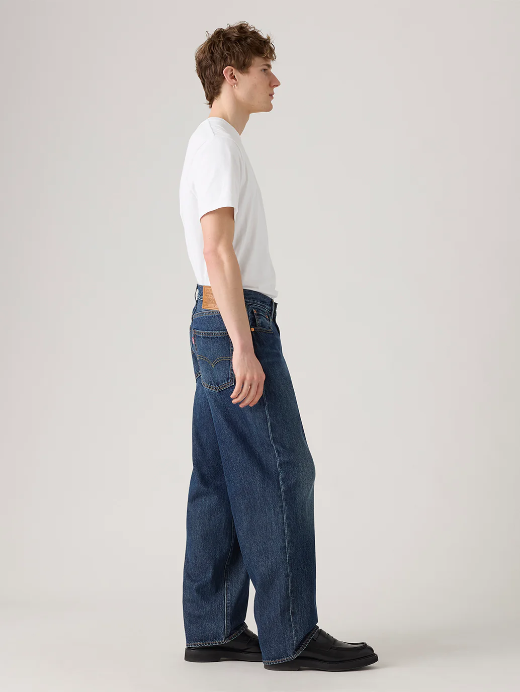 Men's 578 Dark Indigo Loose Fit Mid Rise Jeans - Image 6
