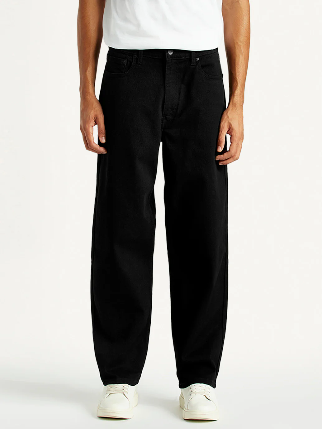 Men's 578 Black Loose Fit Mid Rise Jeans - Image 2
