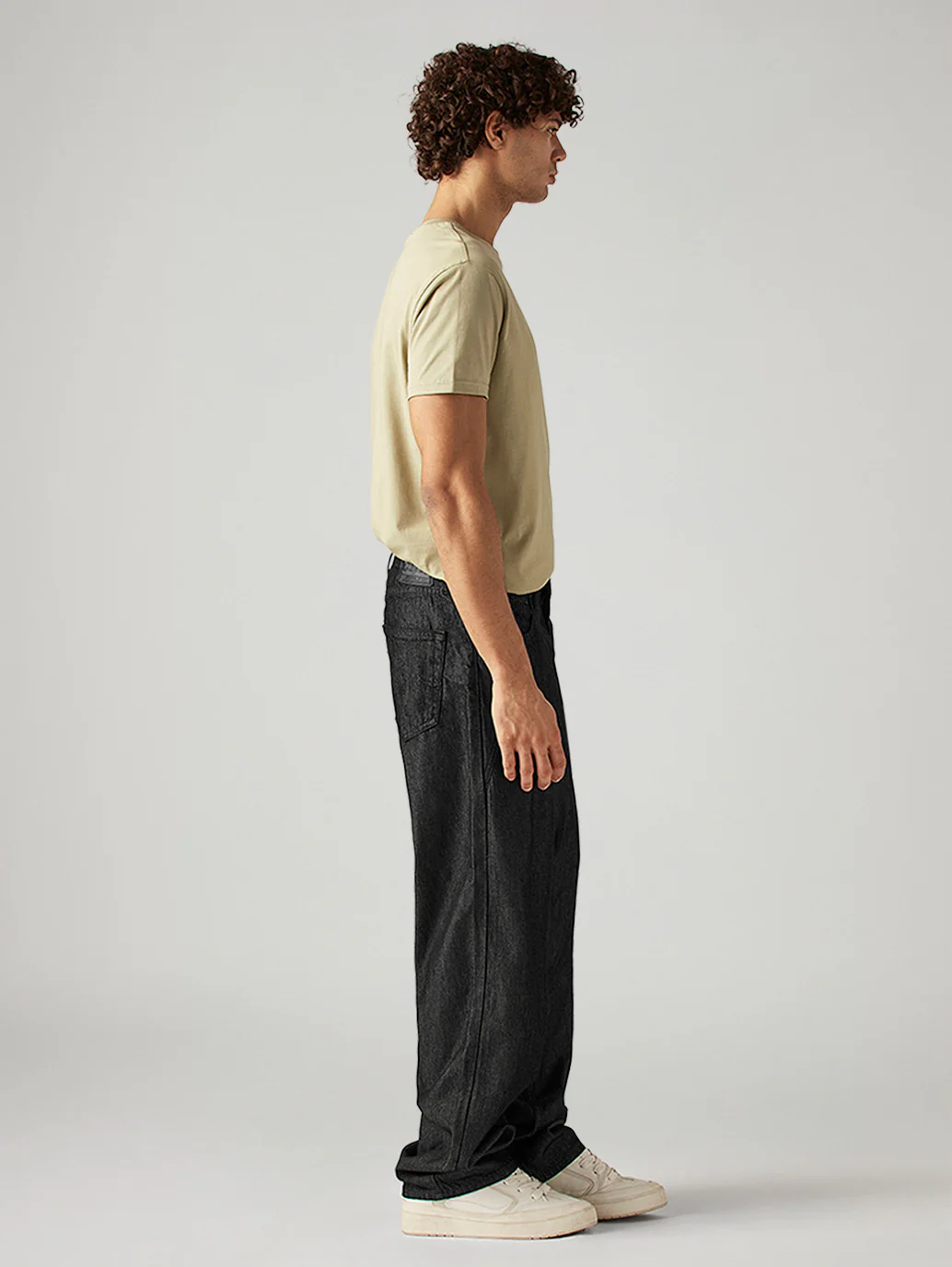 Men's 578 Black Baggy Fit Mid Rise Jeans - Image 5