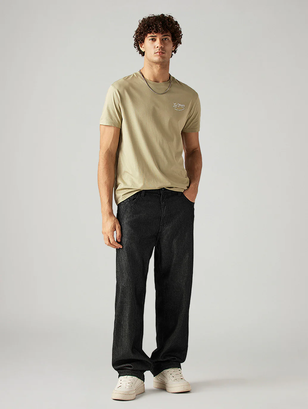 Men's 578 Black Baggy Fit Mid Rise Jeans - Image 6