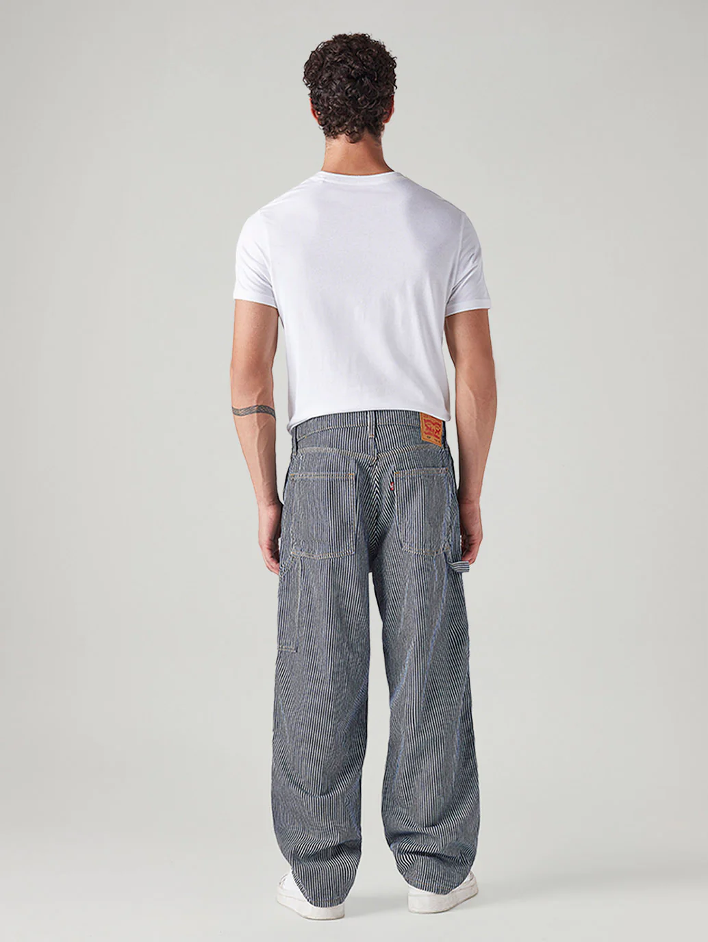 Men's 578 Blue Baggy Fit Mid Rise Jeans - Image 4