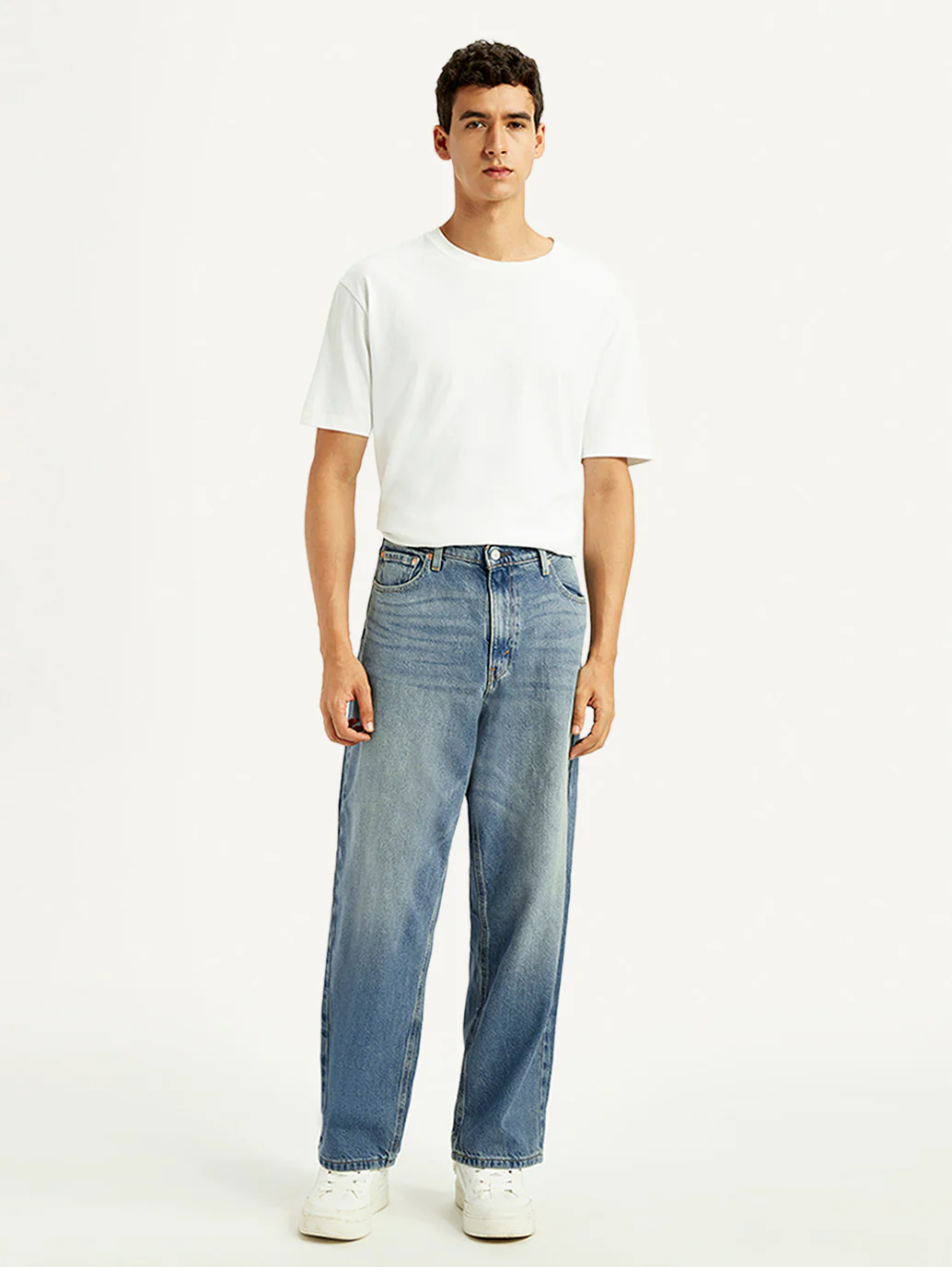 Men's 578 Blue Loose Fit Mid Rise Jeans - Image 3