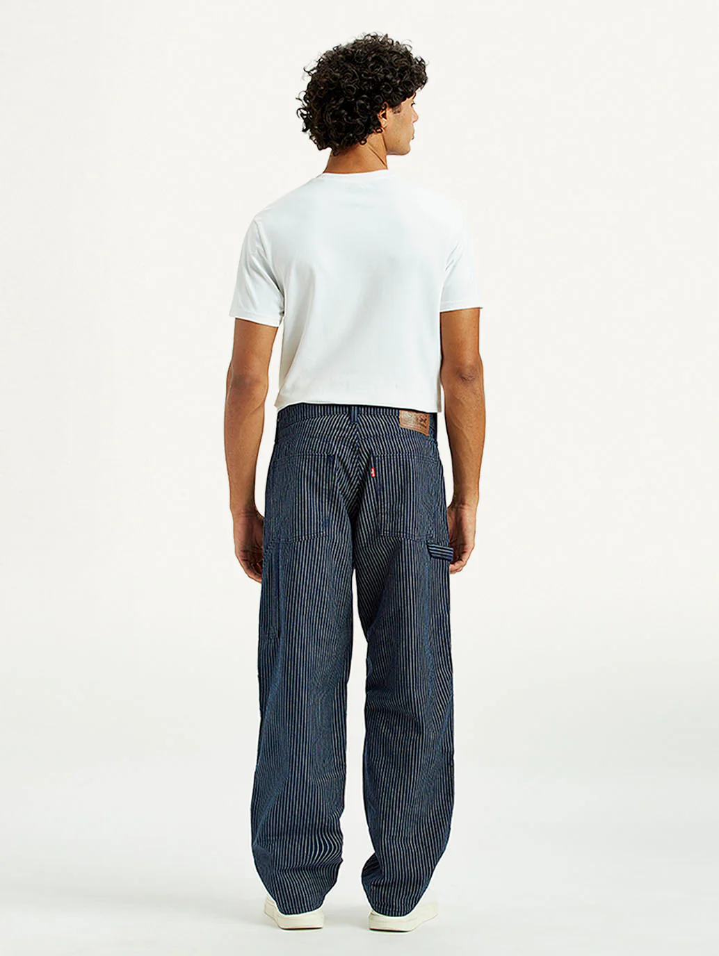 Men's 578 Dark Indigo Baggy Fit Mid Rise Carpenter Jeans - Image 3