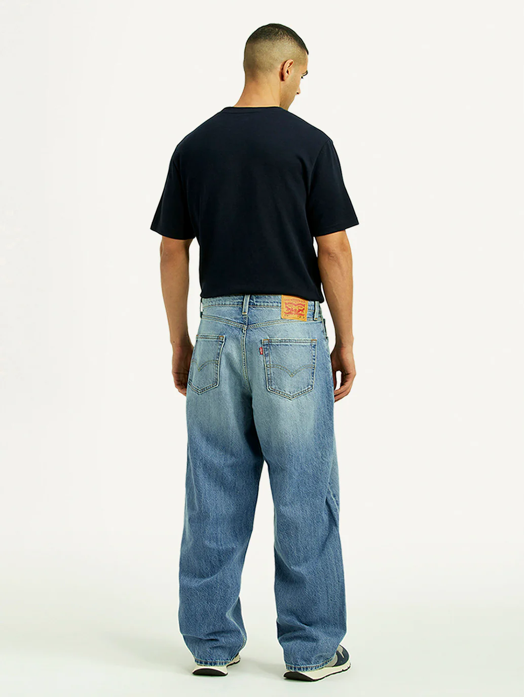 Men's 578 Light Blue Baggy Fit Mid Rise Jeans - Image 3