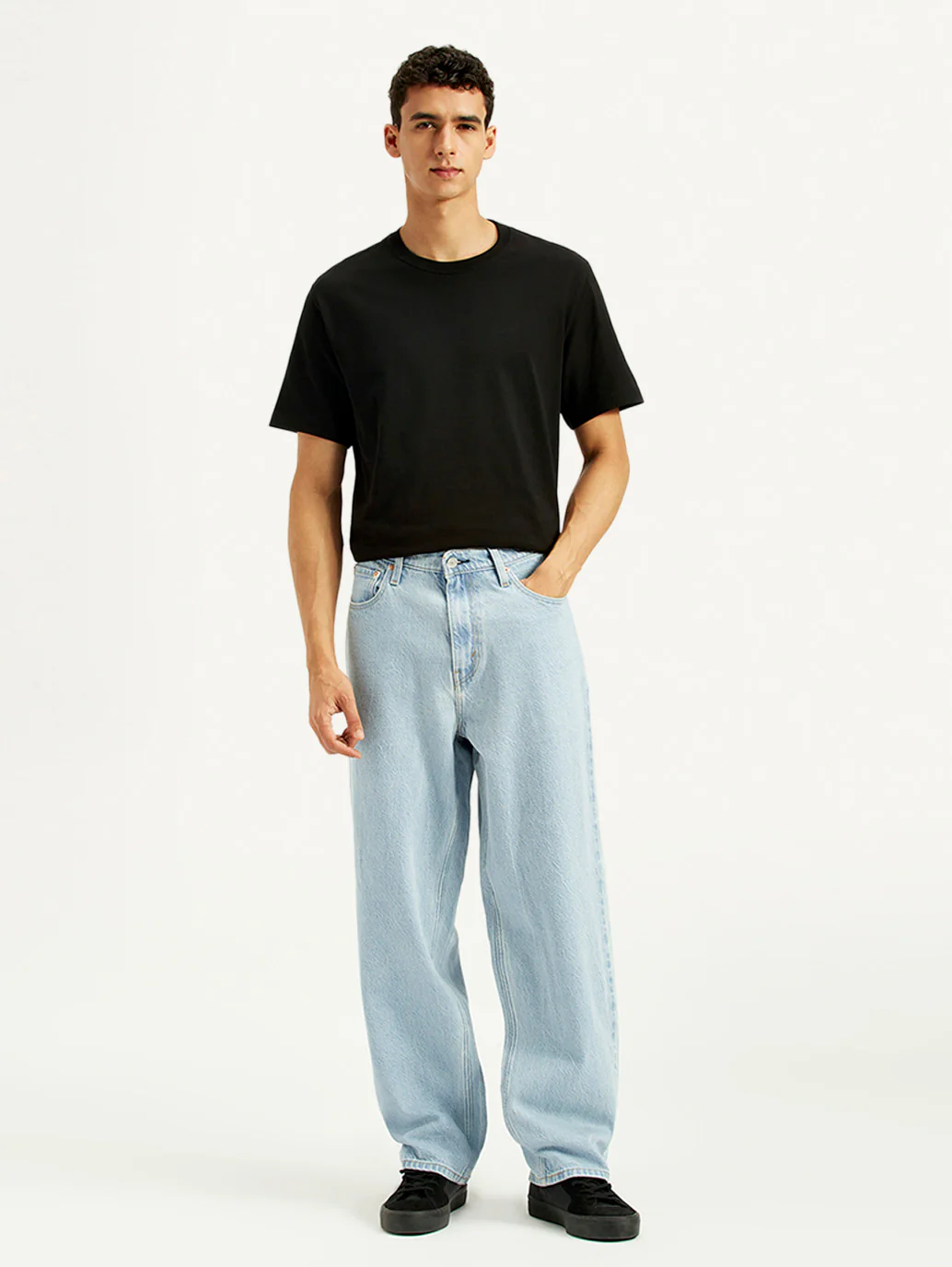 Men's 578 Light Indigo Loose Fit Mid Rise Jeans