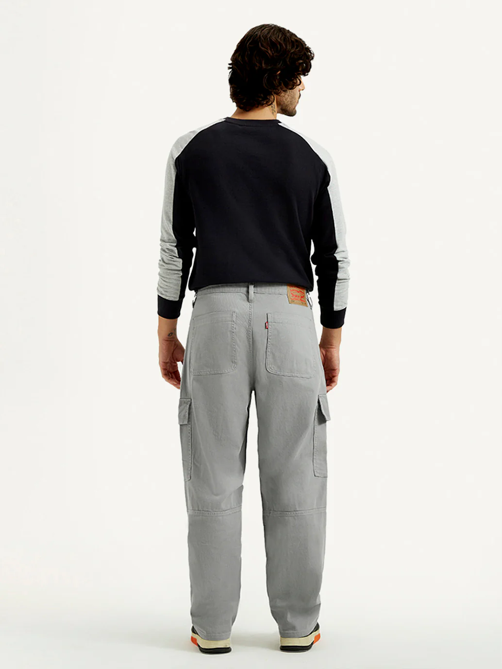 Men's 578 Grey Loose Fit Mid Rise Jeans - Image 3