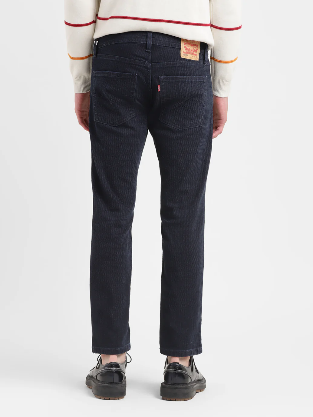 Men's 65504 Indigo Skinny Fit Mid Rise Jeans - Image 3