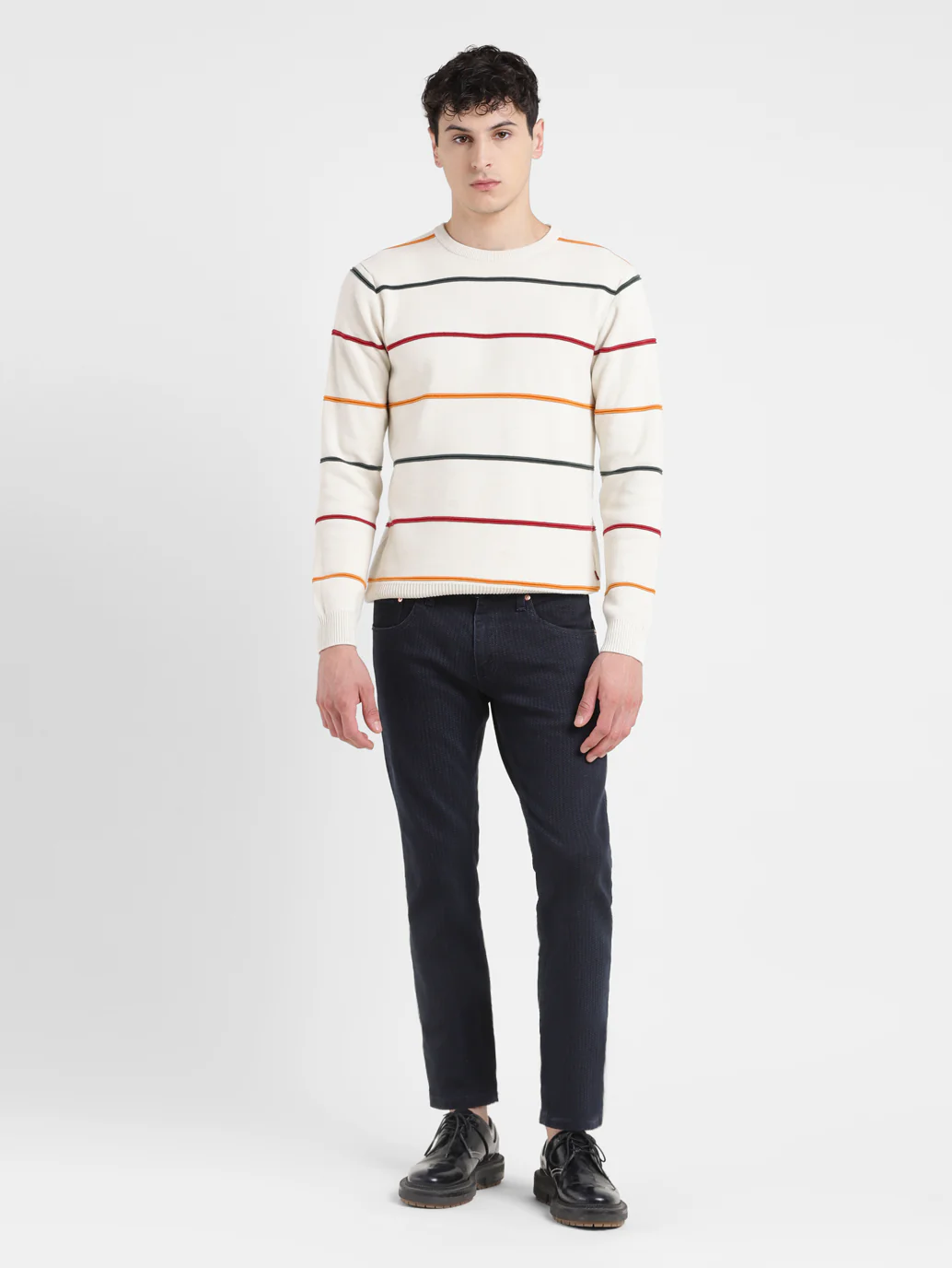 Men's 65504 Indigo Skinny Fit Mid Rise Jeans - Image 9