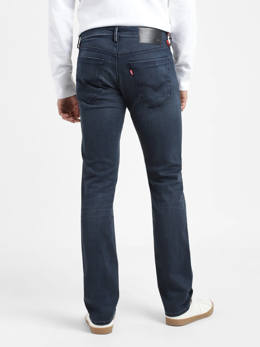 Men's Redloop 65504 Blue Skinny Fit Mid Rise Jeans - Image 3