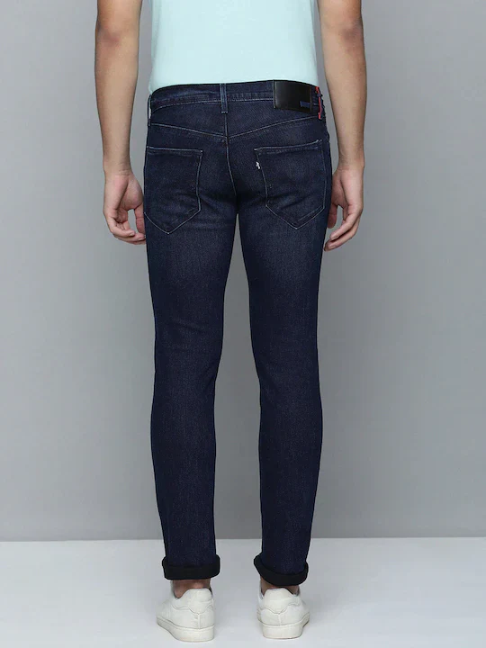 Men's Redloop 65504 Blue Skinny Fit Mid Rise Jeans - Image 2