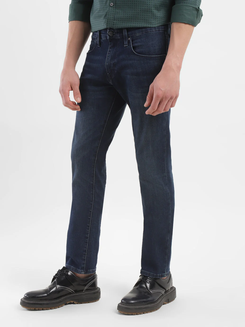 Men's Redloop 65504 Blue Skinny Fit Mid Rise Jeans - Image 4