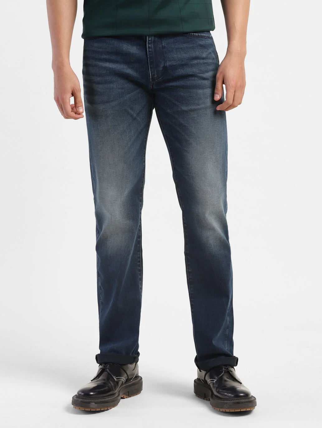Men's Redloop 65504 Blue Skinny Fit Mid Rise Jeans - Image 2