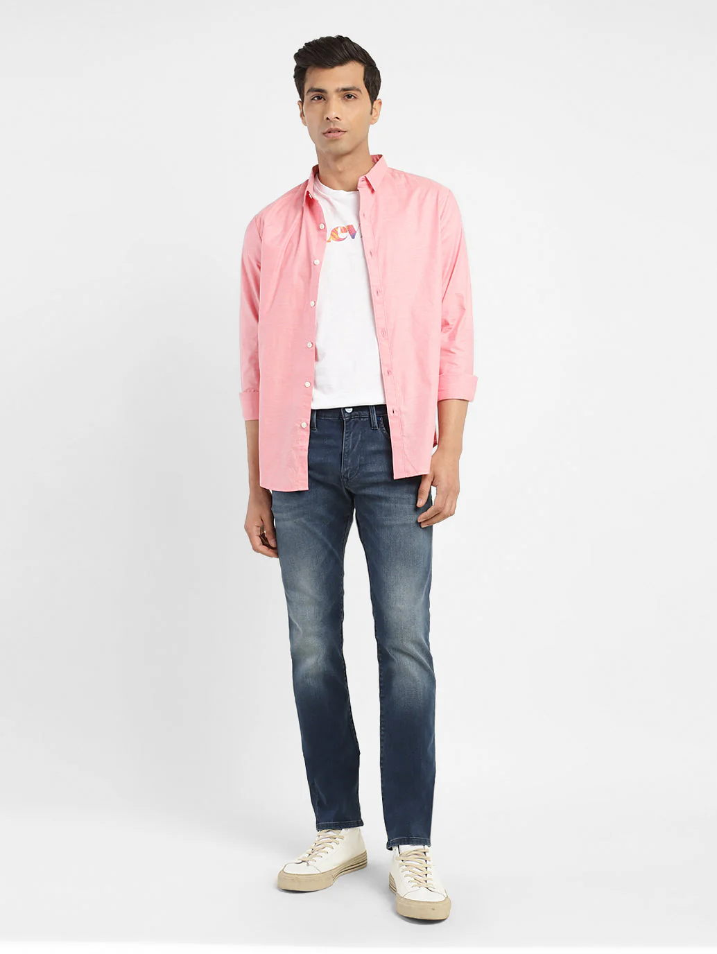 Men's Redloop 65504 Blue Skinny Fit Mid Rise Jeans - Image 5