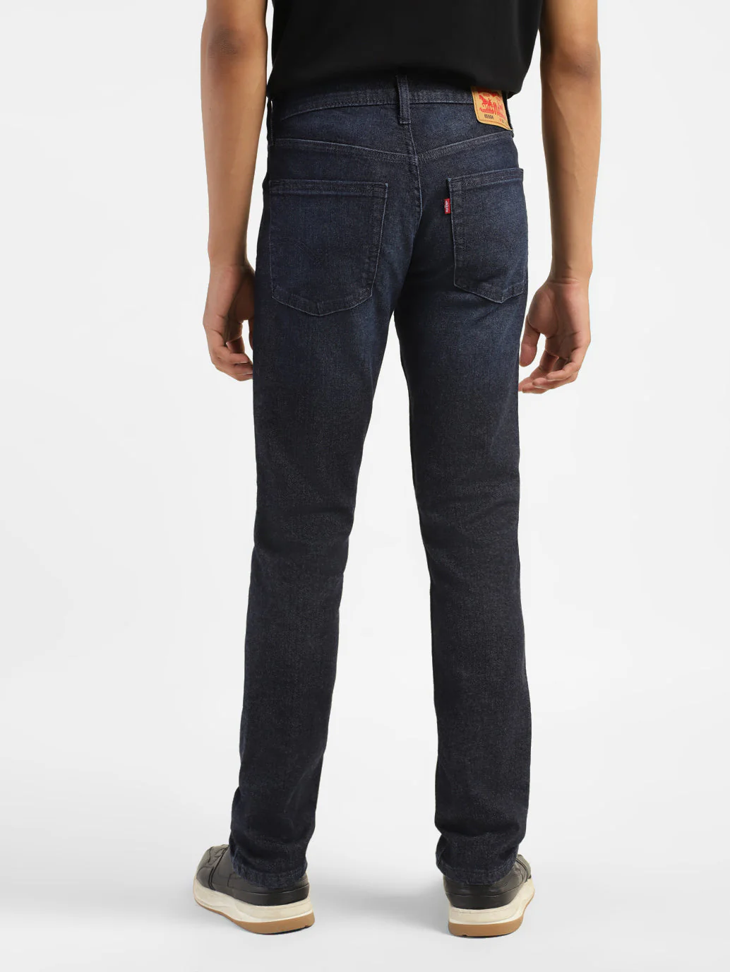 Men's 65504 Indigo Skinny Fit Mid Rise Jeans - Image 3