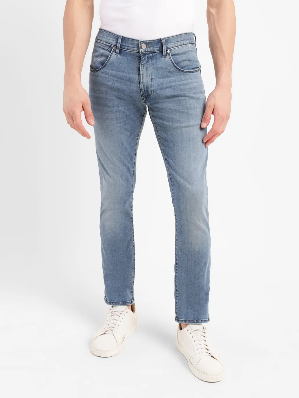 Men's Redloop 65504 Blue Skinny Fit Mid Rise Jeans - Image 2