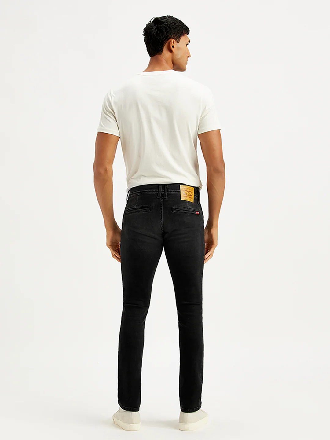 Men's 512 Black Slim Tapered Fit Mid Rise Jeans - Image 2