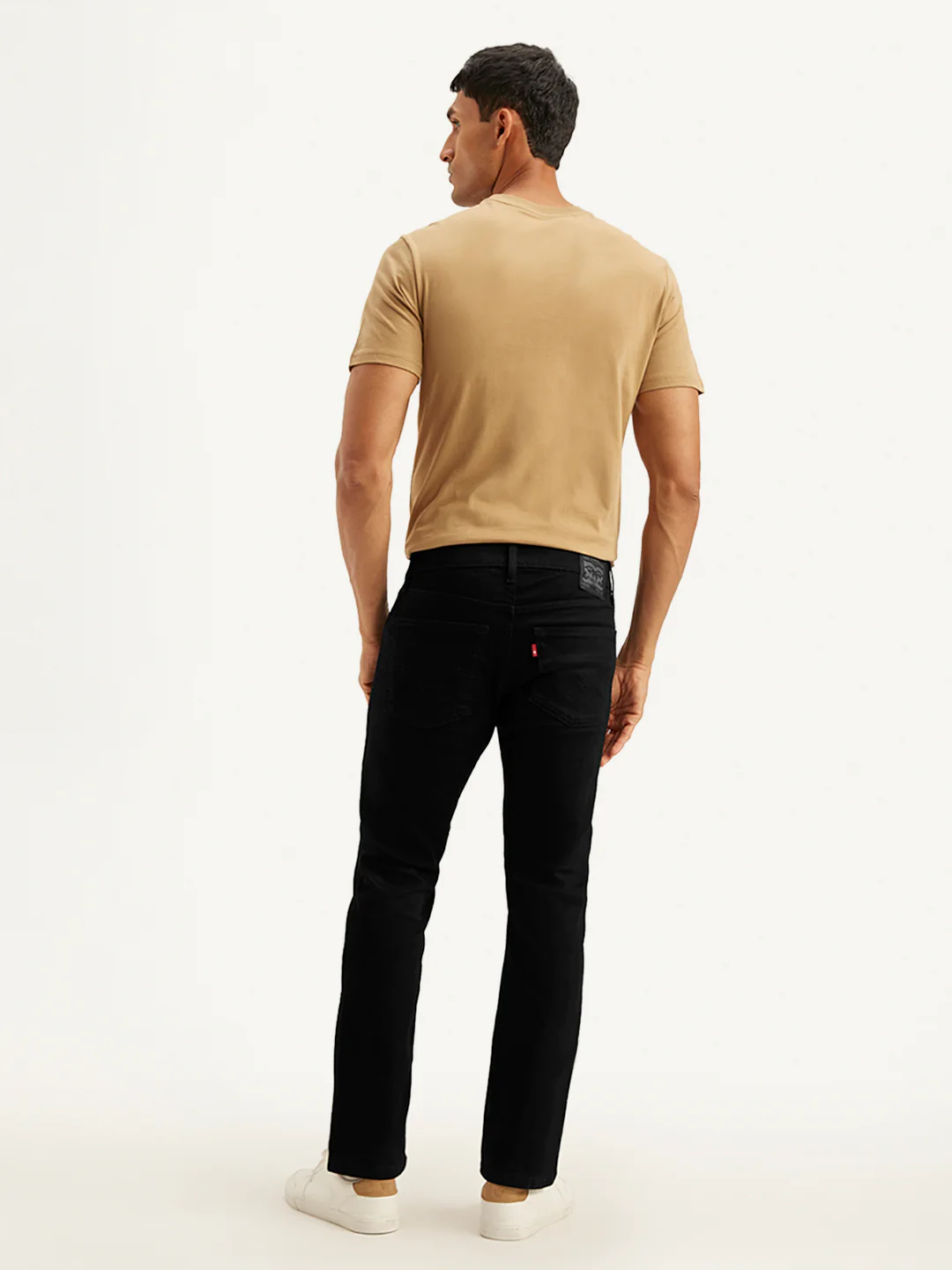 Men's 65504 Black Skinny Fit Mid Rise Jeans - Image 2