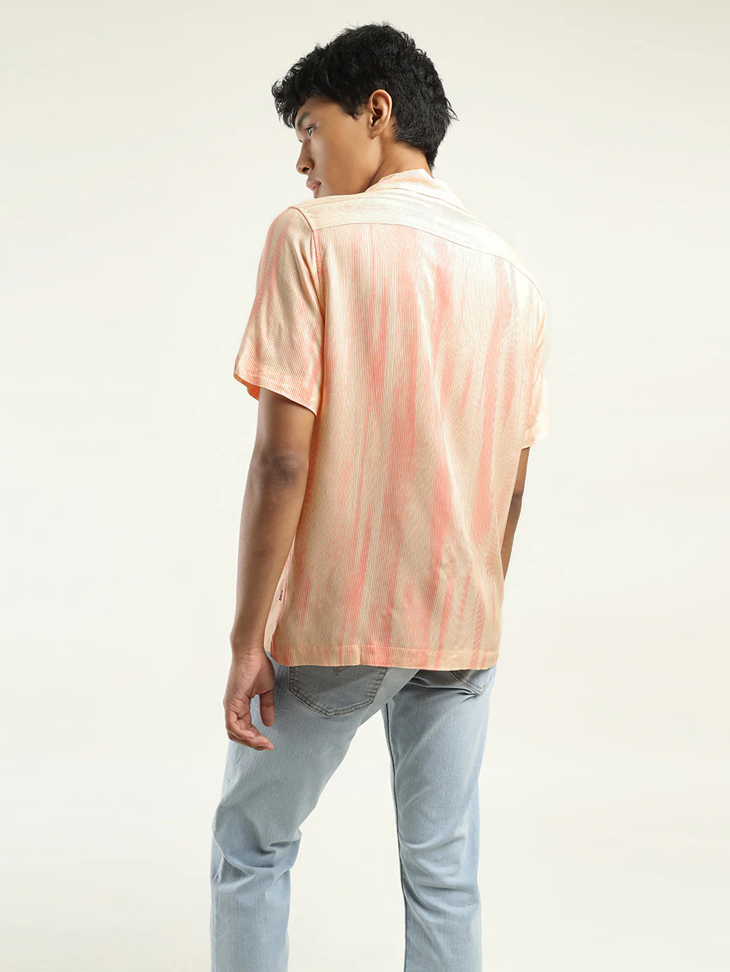 Men's Abstract Print Camp Shirt - Image 3