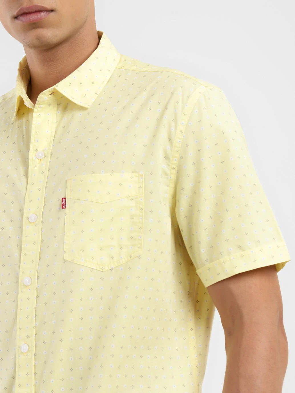 Men's Geometric Print Slim Fit Shirt - Image 5