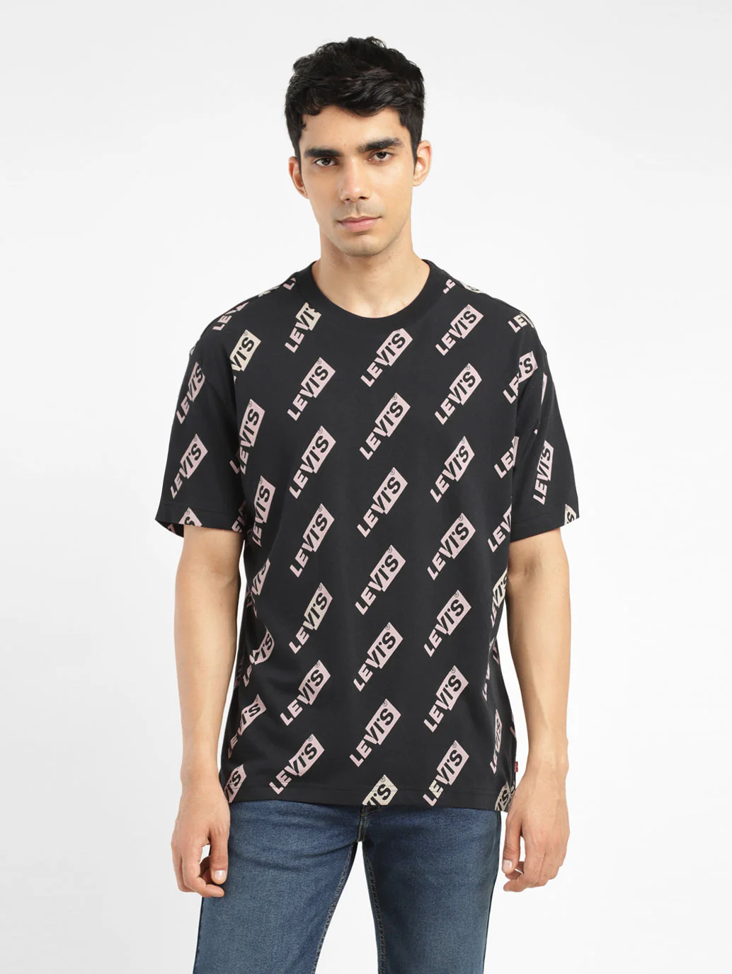 Men's Brand Logo Crew Neck T-shirt - Image 2