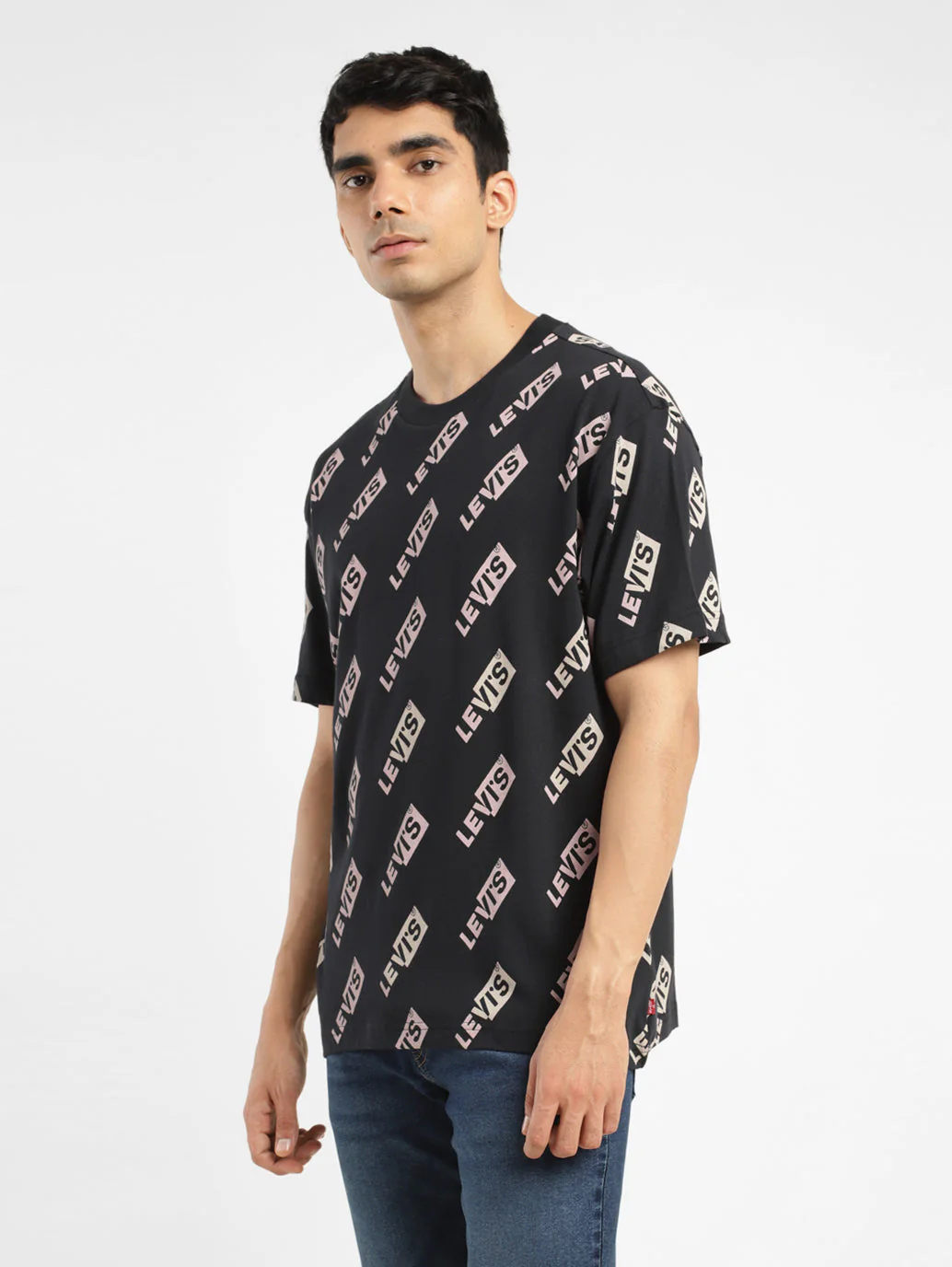 Men's Brand Logo Crew Neck T-shirt - Image 4