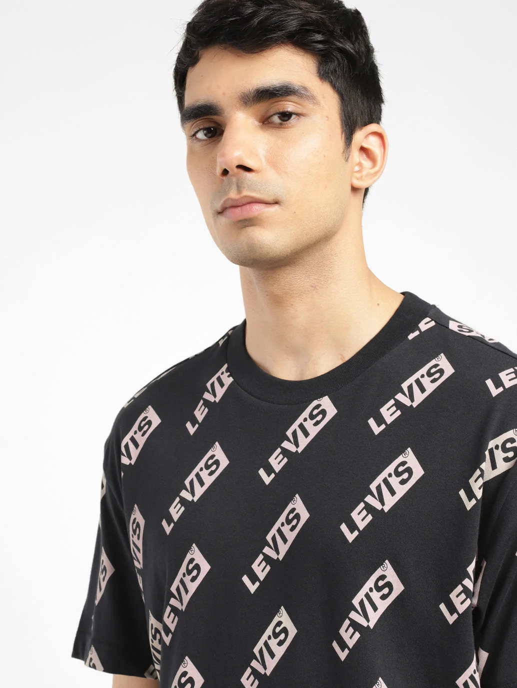 Men's Brand Logo Crew Neck T-shirt - Image 5