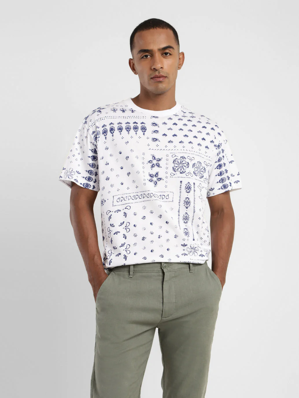 Men's All Over Print Crew Neck T-Shirt - Image 2
