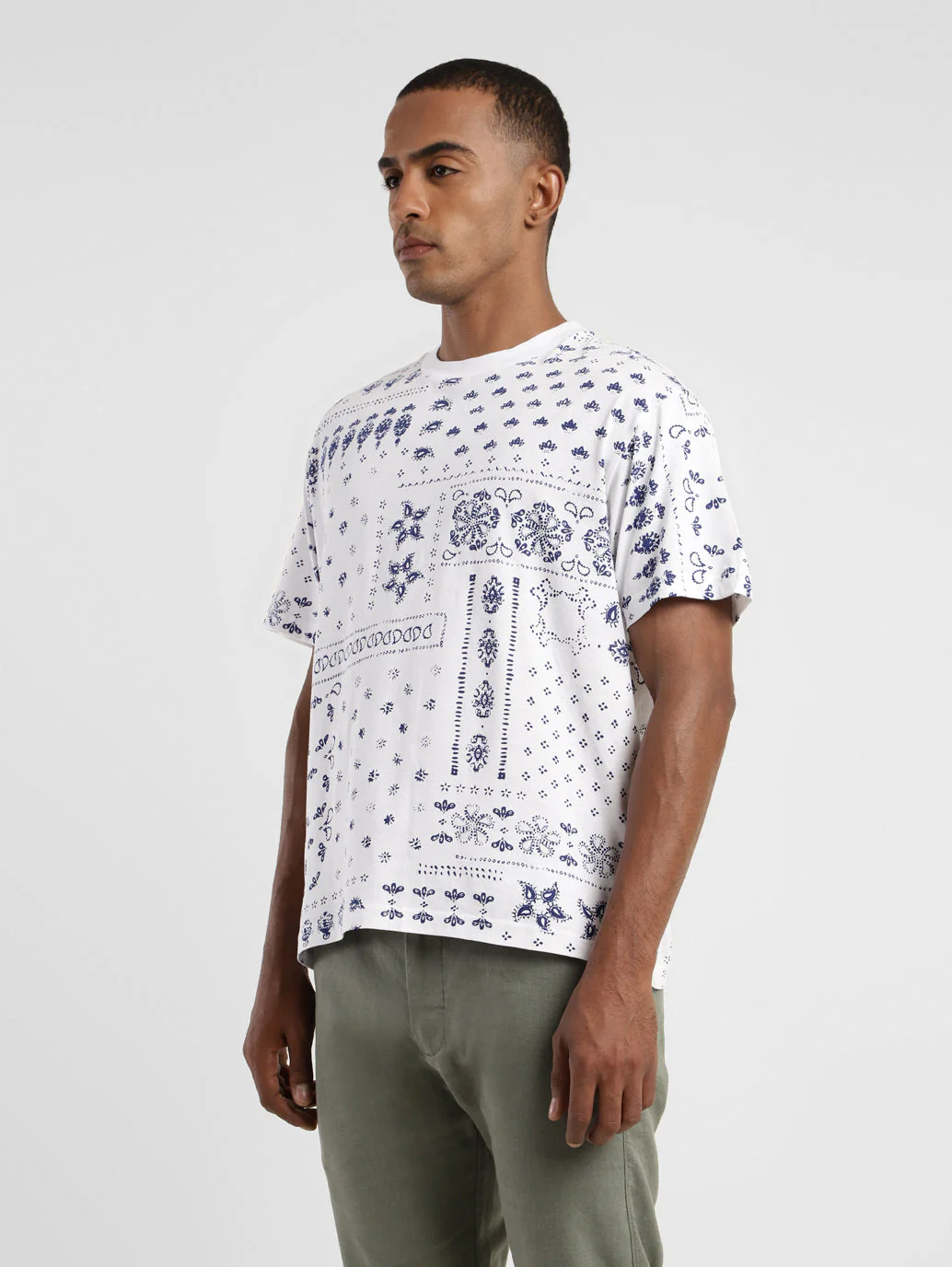Men's All Over Print Crew Neck T-Shirt - Image 4