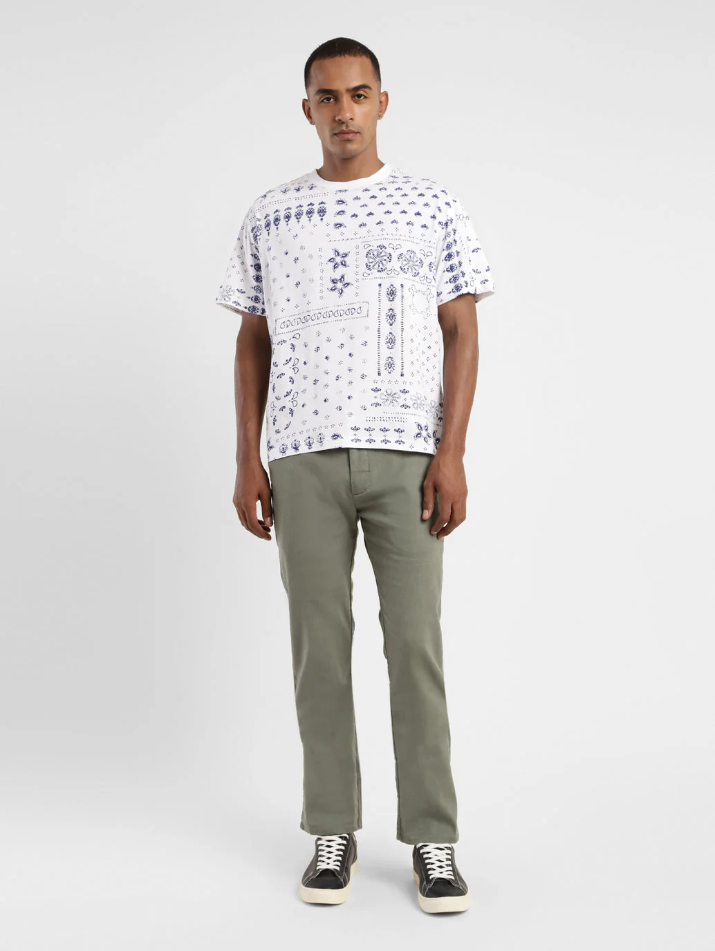 Men's All Over Print Crew Neck T-Shirt - Image 6