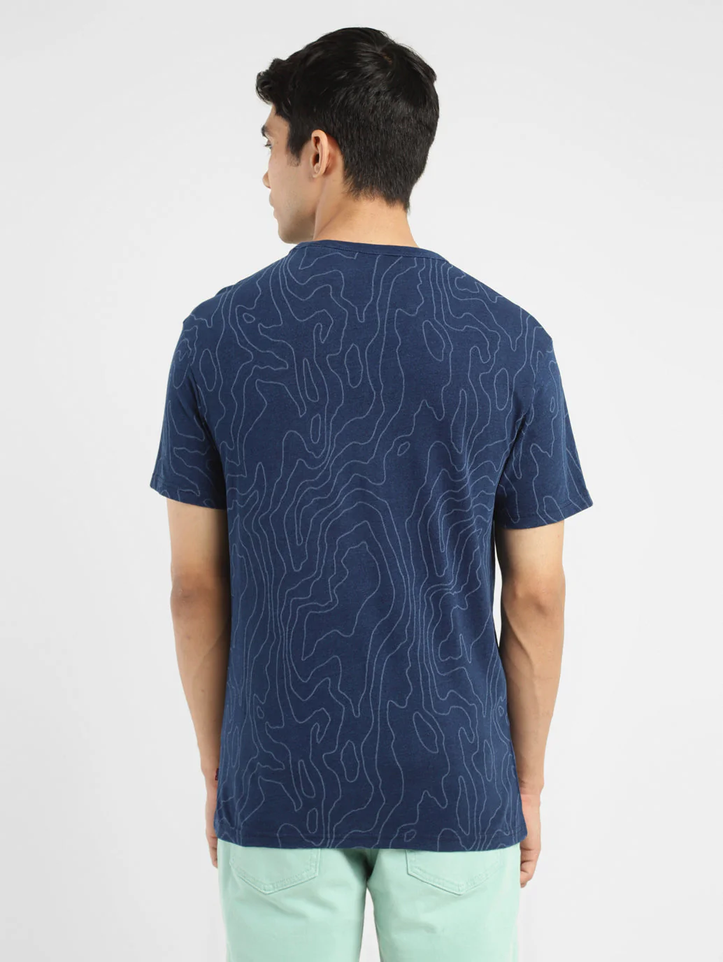 Men's All Over Print Crew Neck T-shirt - Image 3