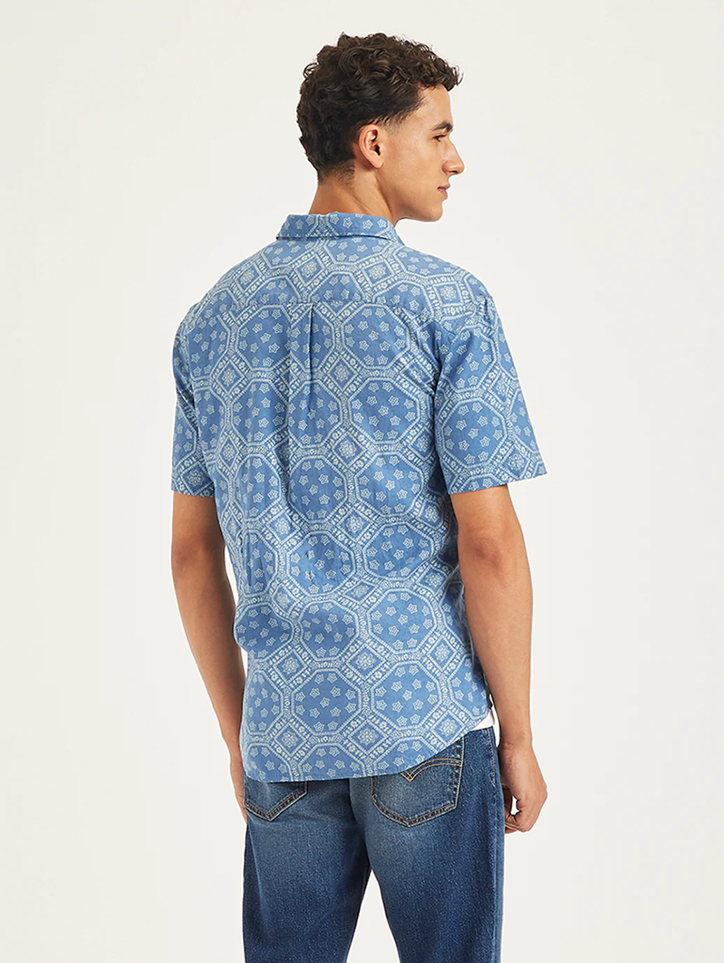 Men's All Over Print Slim Fit Shirt - Image 3