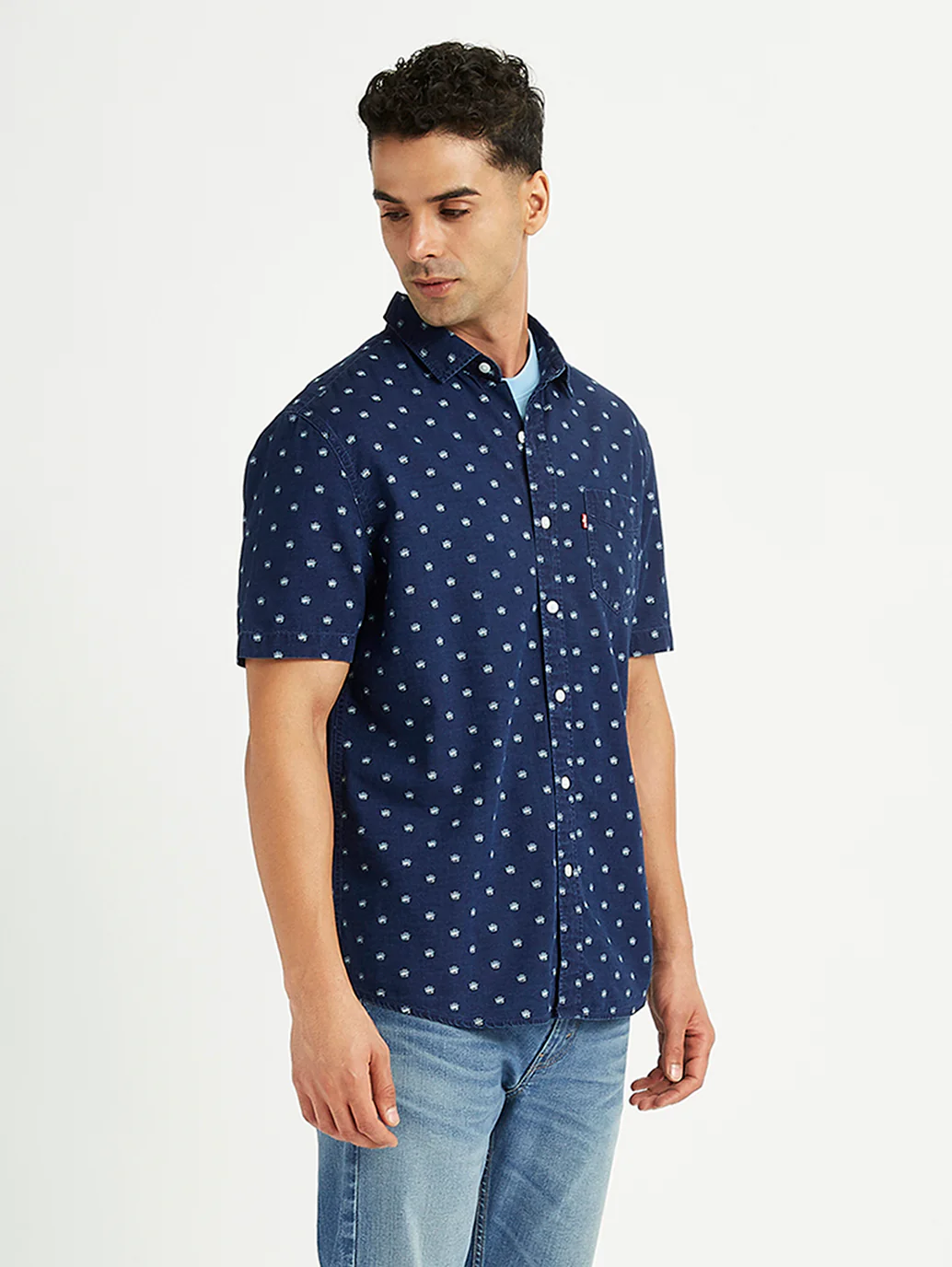 Men's All Over Print Slim Fit Shirt - Image 5