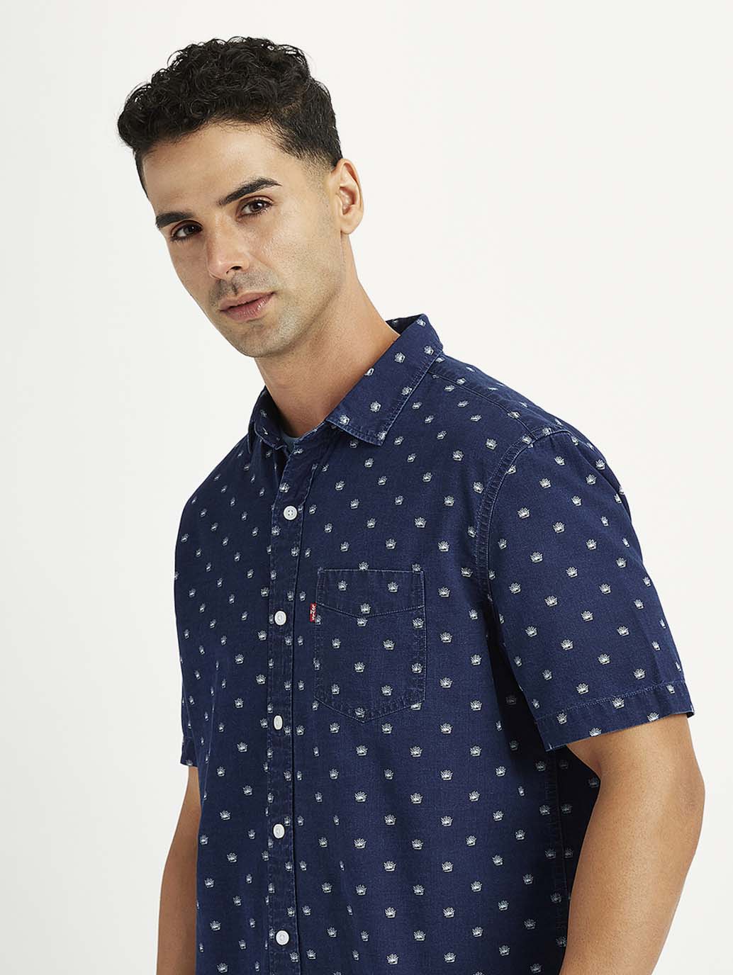 Men's All Over Print Slim Fit Shirt - Image 6