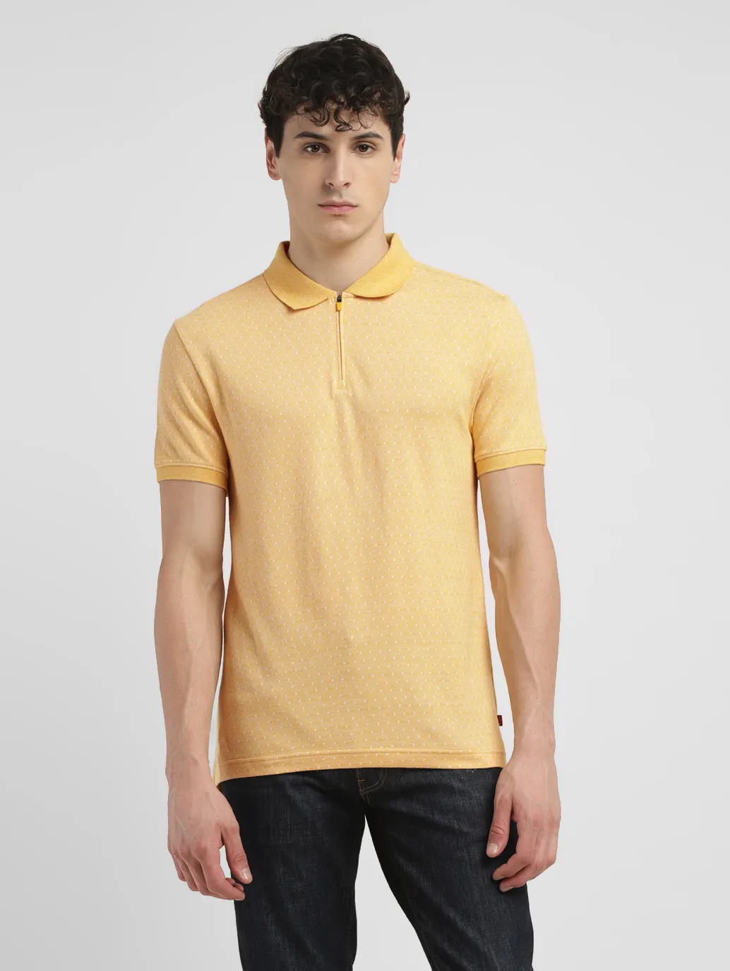 Men's All Over Print Slim Fit Polo T-shirt - Image 2