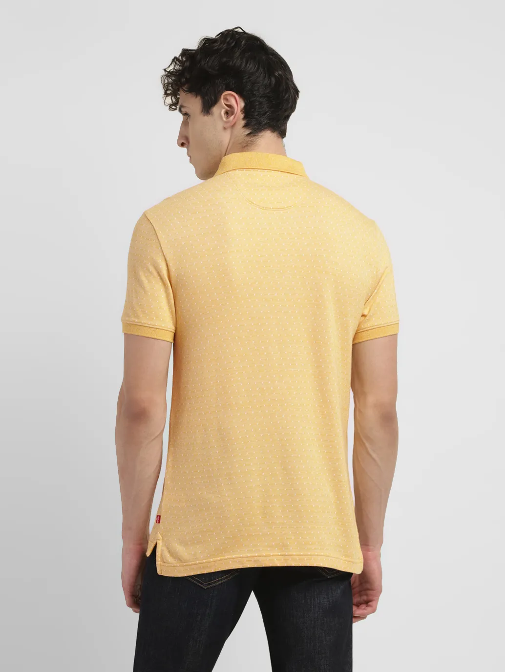 Men's All Over Print Slim Fit Polo T-shirt - Image 3