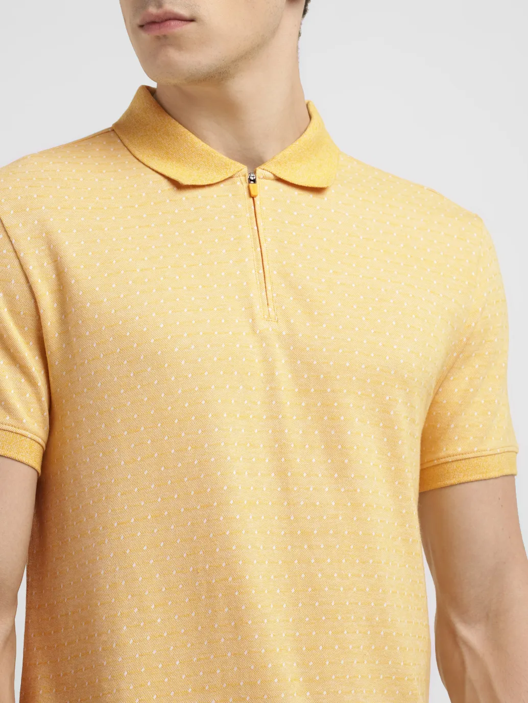 Men's All Over Print Slim Fit Polo T-shirt - Image 5