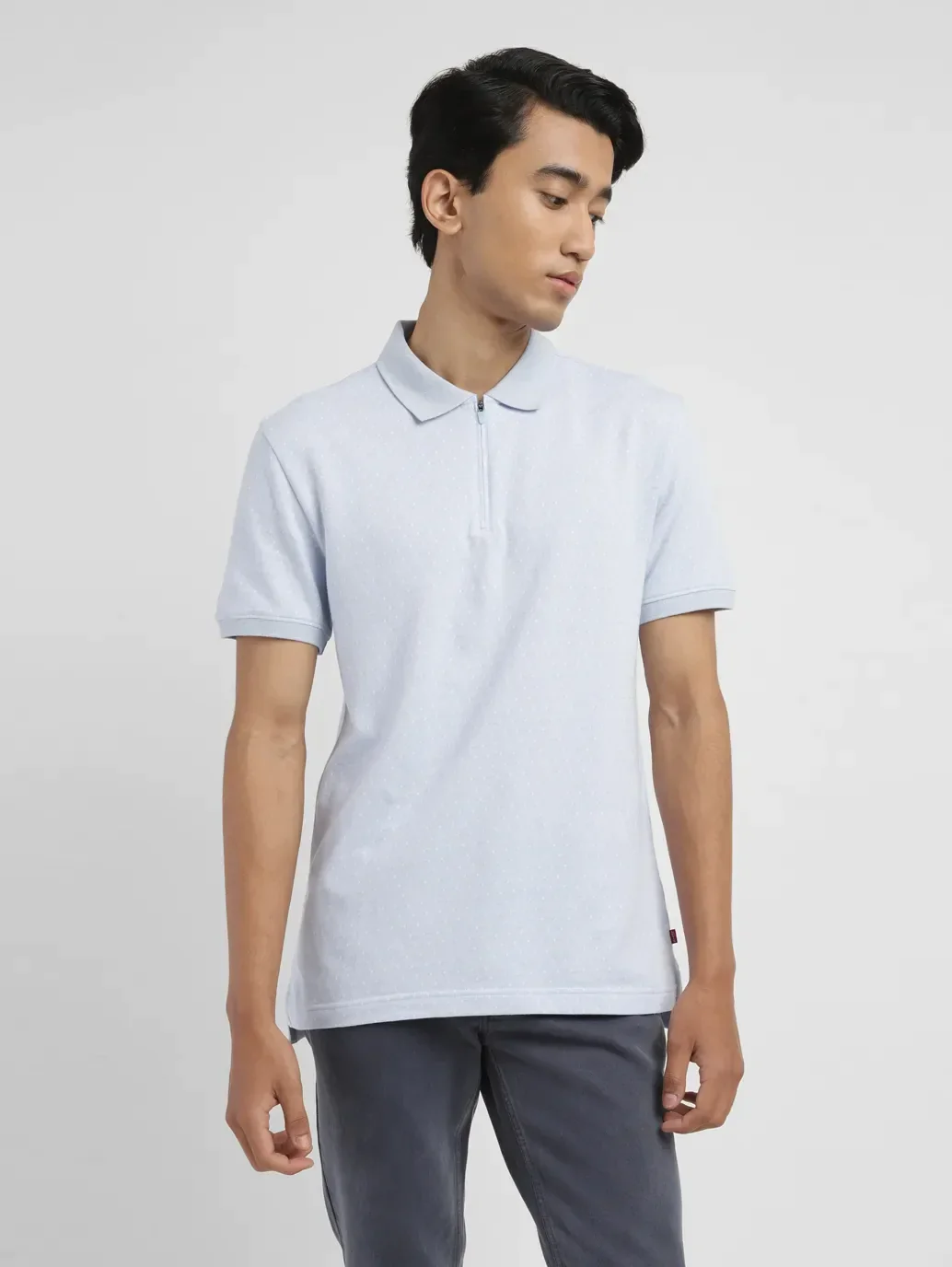 Men's All Over Print Slim Fit Polo T-shirt - Image 2